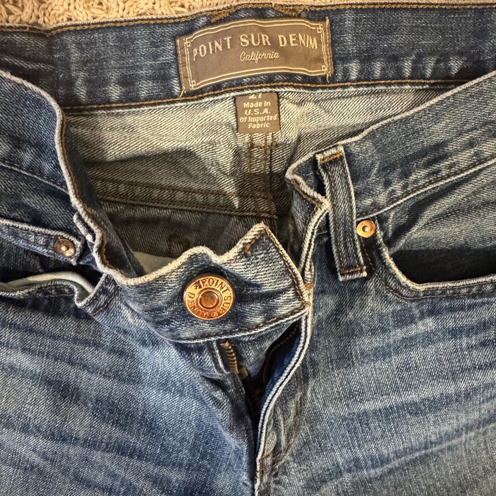 Point Sur crop jeans. - Picture 5 of 7